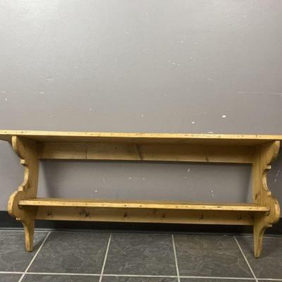 Lot 410 | Large Vintage Wall Shelf
