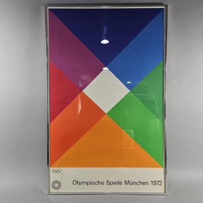 Lot 484 | Vtg '72 Munich Olympic Games Max Bill Poster
