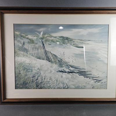 Lot 512 | Vintage Carolyn Blish " Lone Gull" Print
