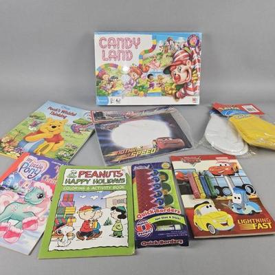 Lot 30 | New Candy Land, Coloring Books & More!
