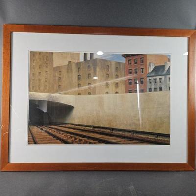 Lot 522 | Vtg Edward Hopper "Approaching A City" Print

