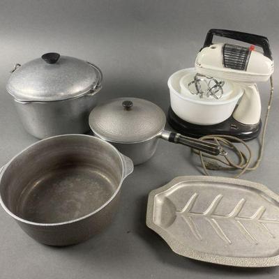 Lot 140 | Vintage ArtCast Heavyware, Dormeyer Mixer & More
