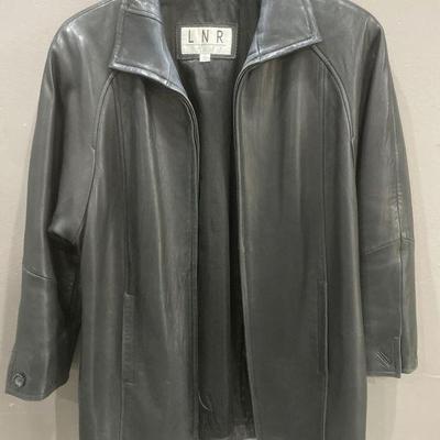 Lot 253 | LNR Sport Black Leather Jacket
