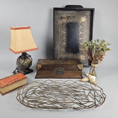 Lot 424 | Vintage Decor Trays, Boxes & More!
