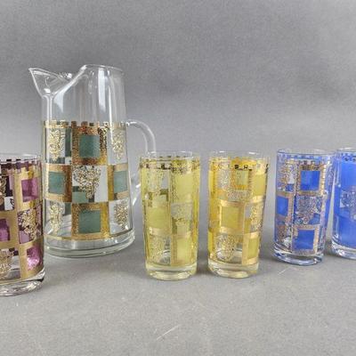 Lot 226 | MCM Pitcher and High Ball Glasses
