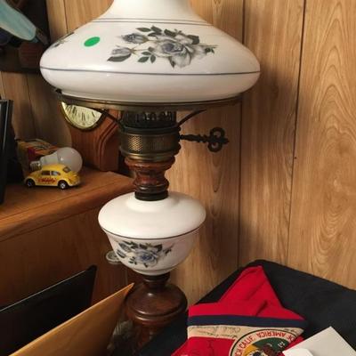 Vintage Hurricane Lamp