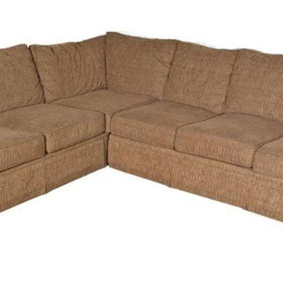 TEMPLE, NC AMERICAN SECTIONAL SOFA | In 2 pieces. 82 in other section. - l. 97 x w. 42 x h. 31 in (long section)

