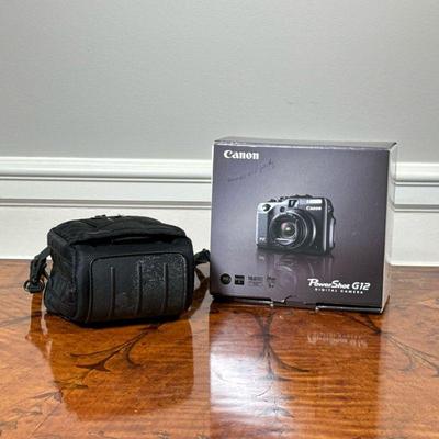 CANON POWERSHOT G12 | Original box plus a carry bag

