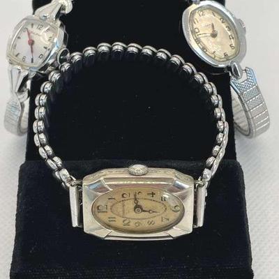 Vintage Ladies Watches * Bulova * Bezel * Timex * See Description

