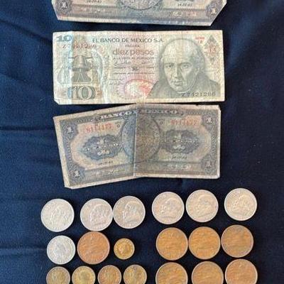 Mexico Coins * Bills * 1943-1970’s * Centavos * Pesos
