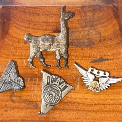 Sterling Silver Pins
