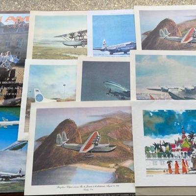 Pan Am Airline Collectibles * Pan American Clippers First Class Menu’s

