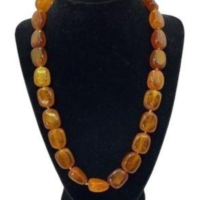 Gorgeous Amber Necklace * 21” Long
