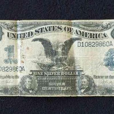 1899 Blue Seal US $1 Dollar Bill * Legal Tender Note
