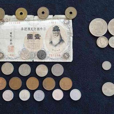 1938-45 Japanese Currency/Coins * Malaya * Phillipines * Taiwan
