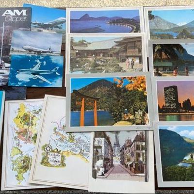 Pan Am * Flight To Anywhere Autographed * Menu Covers Pan American Airlines
