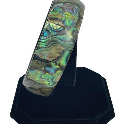New Zealand Puau Shell Bangle Bracelet
