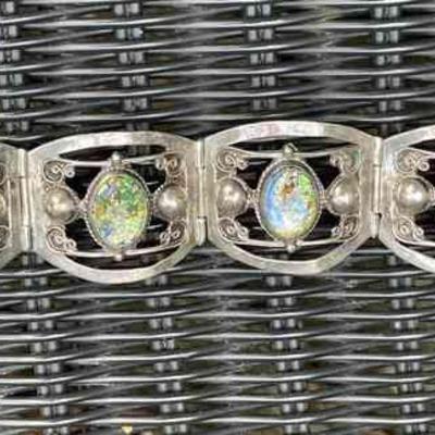 925 Sterling Silver Linked TAXCO Bracelet * 42.20g * Roughly 6.5”
