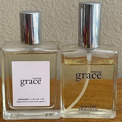 (2) Bottles Of Philosophy Amazing Grace Spray Perfume 2floz