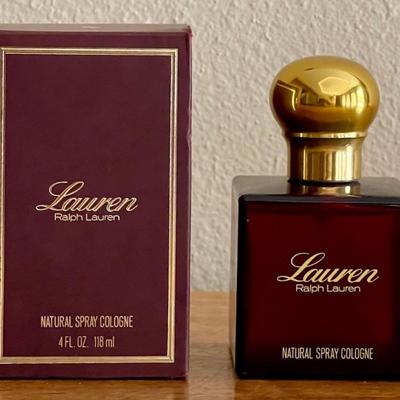 Vintage Ralph Lauren Natural Spray Cologne 4 Ounce New In Original Box