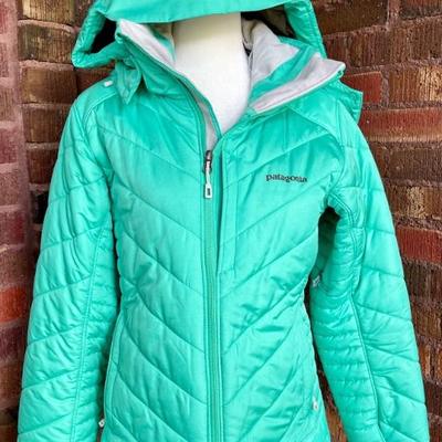 Patagonia Rubicon Rider Mint Teal Puffer Jacket Women's Size Small