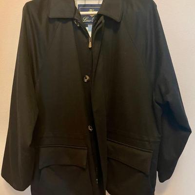 Loro Piana Storm System Rain And Wind Protection Made In Italy 100 Percent Wool Coat Size Medium