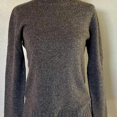 Loro Piano Brown Cashmere Turtle Neck Sweater Size 44 (as Is) 