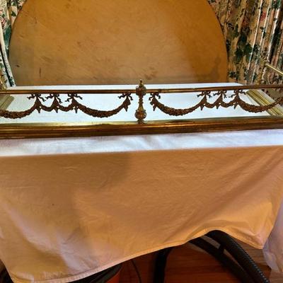 Fireplace fender, or use for books or cornice