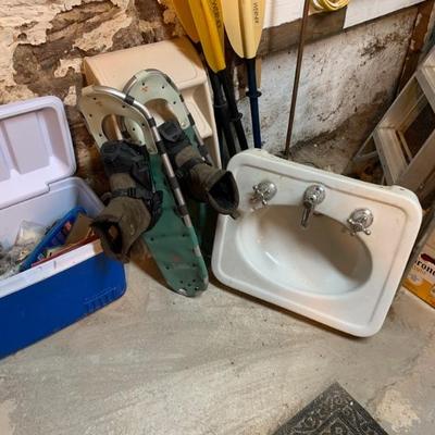 One of several vtg. sinks