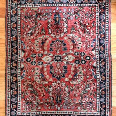 Persian hand woven mat, 23 x 28”