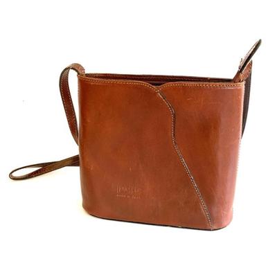Pelle leather cross body bag
