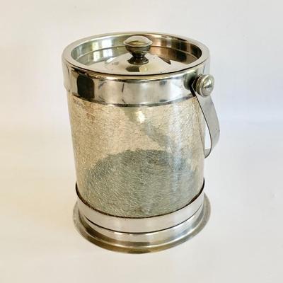 Cynthia Rowley crackle glass ice bucket