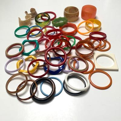 Vtg. plastic bracelets