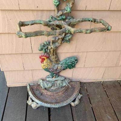 Cast iron umbrella stand