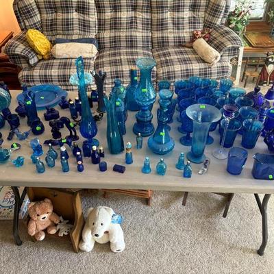 Blue glass 