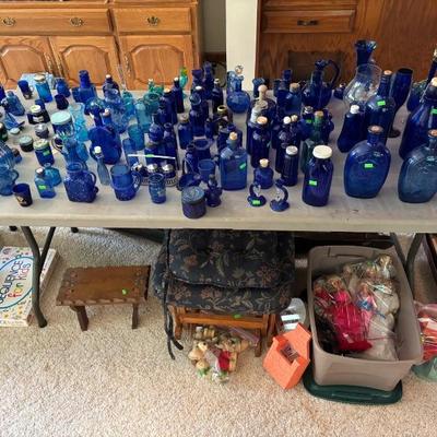 more blue glass