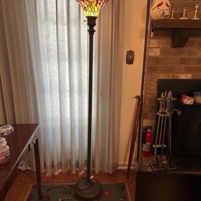 Tiffany Style Stained Glass Floor Lamp 