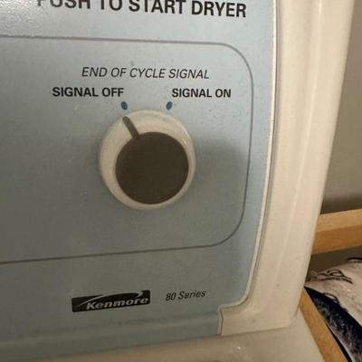 Kenmore 80 Series Dryer Model 110.64812200 plastic coating still on panel BUY IT NOW $250 