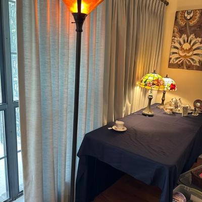 Amber Torchiere Lighting floor lamp 
