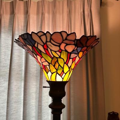 Tiffany Style Stained Glass Floor Lamp 