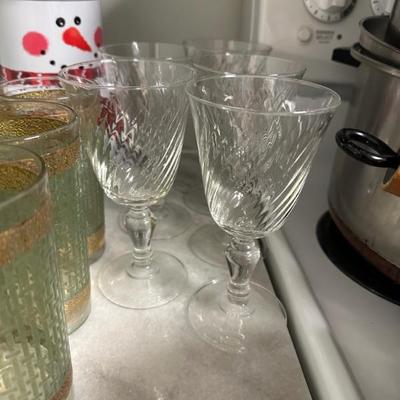 French Wine Glasses 