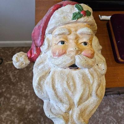 paper mache' Santa
