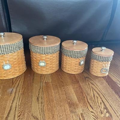 Longaberger canisters