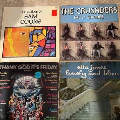 LPs, Records, DVD: Soul, Jazz, Blues, Disco, Black Comedy Vinyl Albums