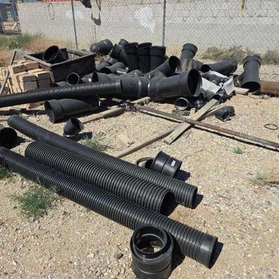 #3070 • Black Culvert Pipe and Drainage Fittings
