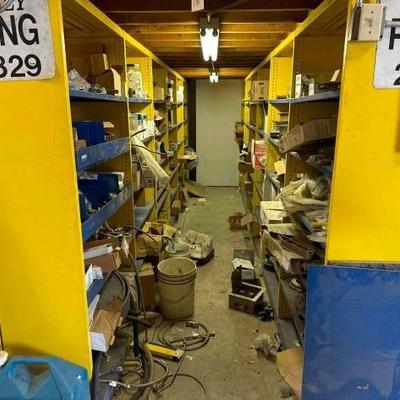#2006 • 12 Shelving Units of Plumbing Equipment
