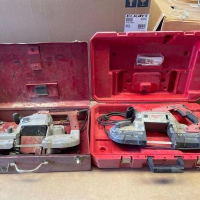 #2112 • 2 Milwaukee Band Saws
