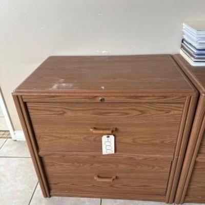 #4000 • Wooden Two-Drawer Dresser
