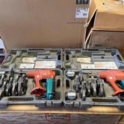 #2116 • 2 Ridgid Pro Press 320-E
