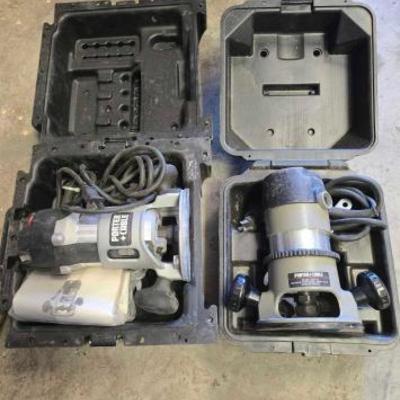 #2120 • 2 Porter Cable Router & Case
